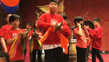 School Lion Dance performance